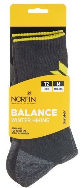 Шкарпетки Norfin T2M BALANCE WINTER HIKING CREW (60% Sorbtek, 30% Ny, 5% спандекс, 5% эласт.) р.M 304725-02M 304725-02M фото