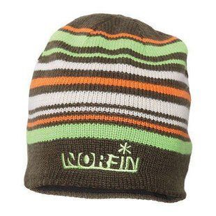 Шапка в'язана Norfin FROST (підкл.фліс / BR в смужку) р.XL 302772-BR-XL 302772-BR-XL фото
