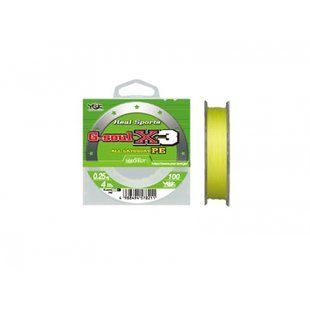 Шнур плетеный YGK G-Soul X-3 100m 1.5 (25lb / 11.34kg) FS0634132 фото