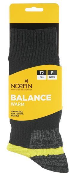 Шкарпетки Norfin T2P BALANCE WARM CREW (75% акрил,20% поліест., 5% еласт.)р.M(39-41) 304727-02M 304727-02M фото